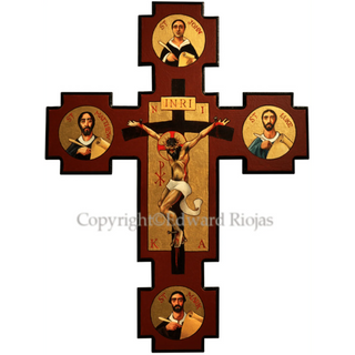 Gospel Crucifix Ed Riojas Print | Liturgical Artwork Print