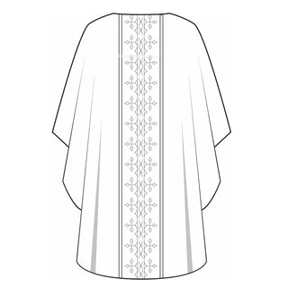 Gothic Chasuble Sewing Pattern with Column Orphrey | Style 3002