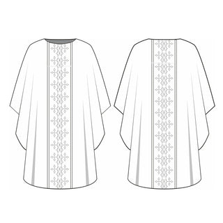 Gothic Chasuble Sewing Pattern with Column Orphrey | Style 3002