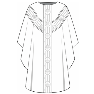 Gothic Priest Chasuble Sewing Pattern | Traditional Priest Vestments Sewing Pattern Ecclesiastical Sewing
