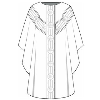 Gothic Chasuble Sewing Pattern Y Orphrey | Gothic Chasuble Style 3001