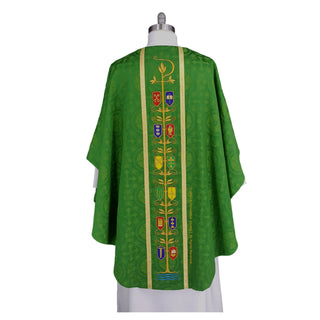 Green Apostle Chasuble for Pastors | Pastor Priest Green Chasuble