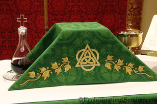 Green Sanctified Collection Chalice Veil or Burse | Church Vestments