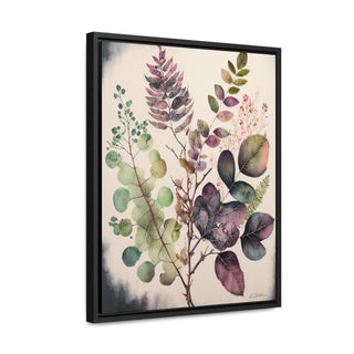 Green Sanctuary: Botanical Watercolor Print on Canvas