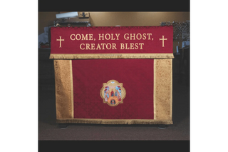 Holy Ghost Creator Blest Altar Frontal | Pentecost Altar Hangings