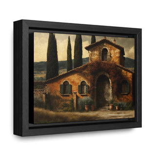 Home Décor Wall Art Tuscan Themed Canvas Print Premium Framed Kitchen Gift For Mom - Italian Afternoon