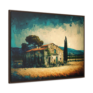 Canvas Print Gift For Mom Italian Country Side House In The  Afternoon