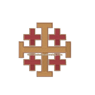 Jerusalem Cross Bold | Cross Religious Machine Embroidery File