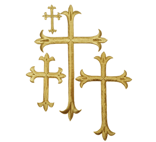 Latin Iron On Crosses | Religious Appliques