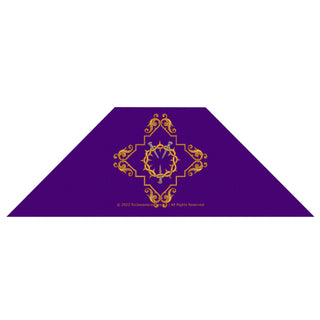 Lent Chalice Veil or Burse with Crown of Thorn and Swirl | Lent Vestments