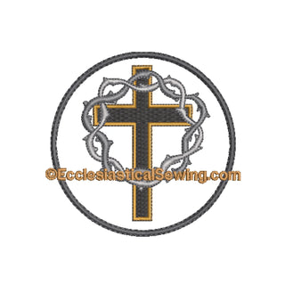 Lent or Good Friday Cross--Religious Machine Embroidery File