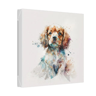 Lovely Watercolor Puppy Wall Art - Perfect for Your New Arrival's Room