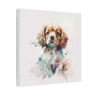 Lovely Watercolor Puppy Wall Art - Perfect for Your New Arrival's Room