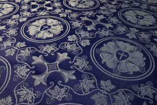 Luther Rose Liturgical Brocade Fabric | Religious Church Fabrics