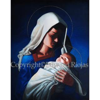 Madonna and Child Riojas Print | Liturgical Art Print