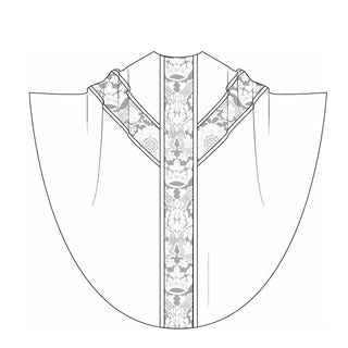 Monastic Chasuble Sewing Pattern Y Orphrey | Style 3005 Monastic Chasuble Pattern