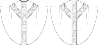 Monastic Chasuble Sewing Pattern Y Orphrey | Style 3005 Monastic Chasuble Pattern