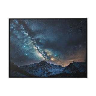 Night Sky Milky Way Canvas Print - Great for a space-themed room