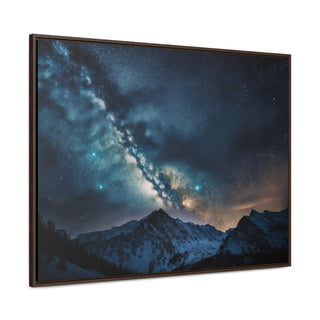 Night Sky Milky Way Canvas Print - Great for a space-themed room