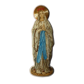 Applique Nostra Signora di Lourdes | Applique oreficeria per paramenti sacri