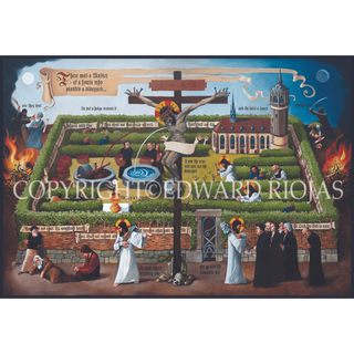 Parables of the Vineyard Riojas | Liturgical Art Print