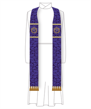 Pastor or Priest Stole | Crown of Thorns Lent Stole