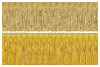 Plain Fringe 3 inch Width Gold Colors for Banner