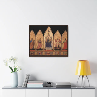 Polyptych - Giotto di Bondone - c.1330 -1335 - Premium Wrapped Farmed Canvas Print