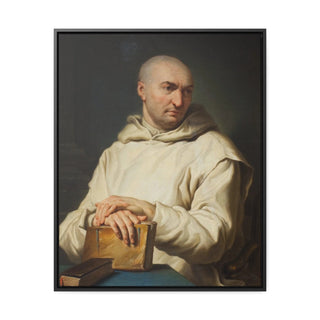 Portrait of a Carthusian Monk, c. 1715  - Jean Restout II - Premium Framed Canvas Wrapped Gallery Print