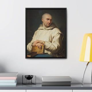 Portrait of a Carthusian Monk, c. 1715  - Jean Restout II - Premium Framed Canvas Wrapped Gallery Print