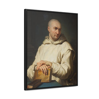 Portrait of a Carthusian Monk, c. 1715  - Jean Restout II - Premium Framed Canvas Wrapped Gallery Print