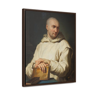 Portrait of a Carthusian Monk, c. 1715  - Jean Restout II - Premium Framed Canvas Wrapped Gallery Print