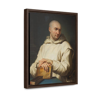 Portrait of a Carthusian Monk, c. 1715  - Jean Restout II - Premium Framed Canvas Wrapped Gallery Print