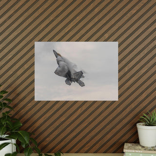 Poster For Man Cave Gift For him Modern Poster USA Military Wall Art For Dad - F22 Cobra Maneuver