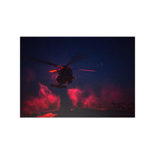 Poster For Man Cave Gift For him Modern Poster USA Military Wall Art For Dad - MH-60R Sea Hawk