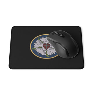 Precision and Faith at Your Fingertips: Non-Slip Mouse Pads Christian Luther Rose Reformation