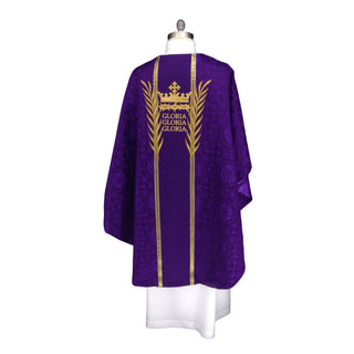 Violet Priest Chasuble Vestment Gloria Advent or Lent Collection