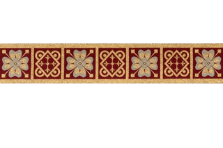 Pugin Metallic Orphrey 3 inch Braid Historic Costume Trim 