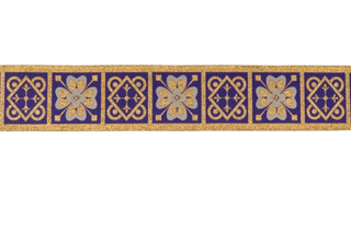 Pugin Metallic Orphrey 3 inch Braid Historic Costume Trim 