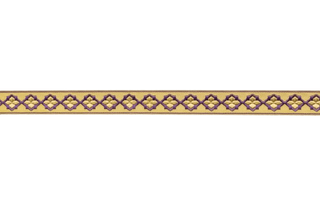 Quatrefoil Braid RayonNarrow Trim For Costumes 