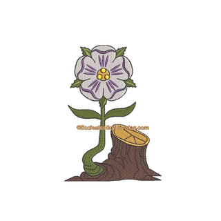 Radix Jesse Rose Advent Stump of Jesse Embroidery | Digital Design