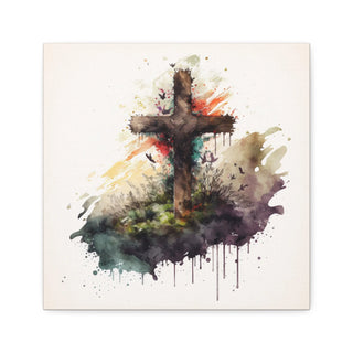 Reflective Watercolor Church Painting | Inspire Quiet Reflection