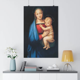 Religious Art for Home and Office: Raphael's Madonna del Granduca (1505) - Divine Love - In Reproduction Poster Giclée Art Print