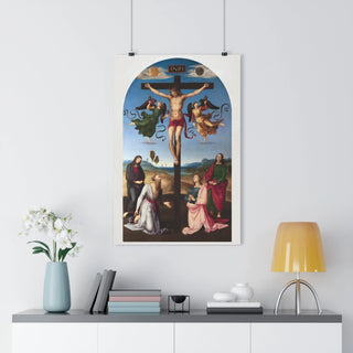 Religious Art for Home and Office - Raphael's The Mond Crucifixion (ca. 1502-1503) - High Quality Print Perfect Gift for Pastor or Priest