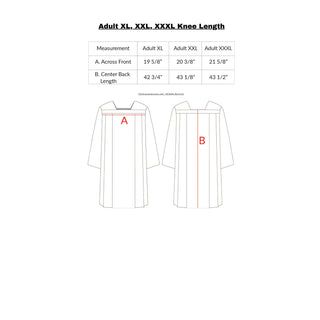 Roman or Square Yoke Surplice Pattern with Lace Hem |Style 4007, 4008 & 4009 Knee or Full Length Sewing Pattern