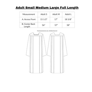 Roman or Square Yoke Surplice Pattern with Lace Hem |Style 4007, 4008 & 4009 Knee or Full Length Sewing Pattern