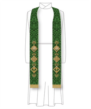 Green Sacraments Pastor Priest Stole | Green Pastor Priest Stoles