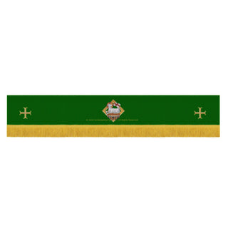 Sanctified Agnus Dei Superfrontal Green | Church Vestment Altar Hanging