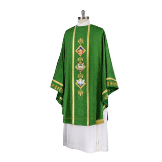 Sanctified Gothic Monastic Chasuble | Trinity Season Pastor Chasuble