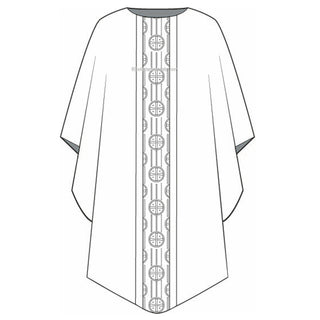 Semi-Gothic Cross Back Chasuble Pattern | Chasuble Sewing Pattern Style 3008